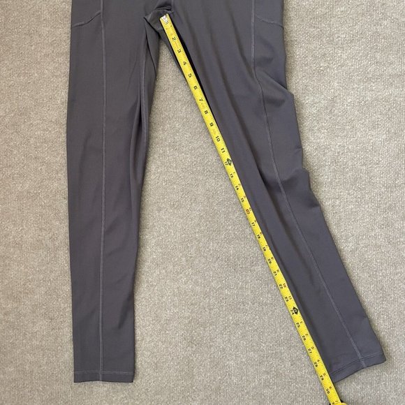 Victoria's Secret Leggings Womens 12 Grey Skinny Yoga Pants Workout Pockets - Picture 8 of 11